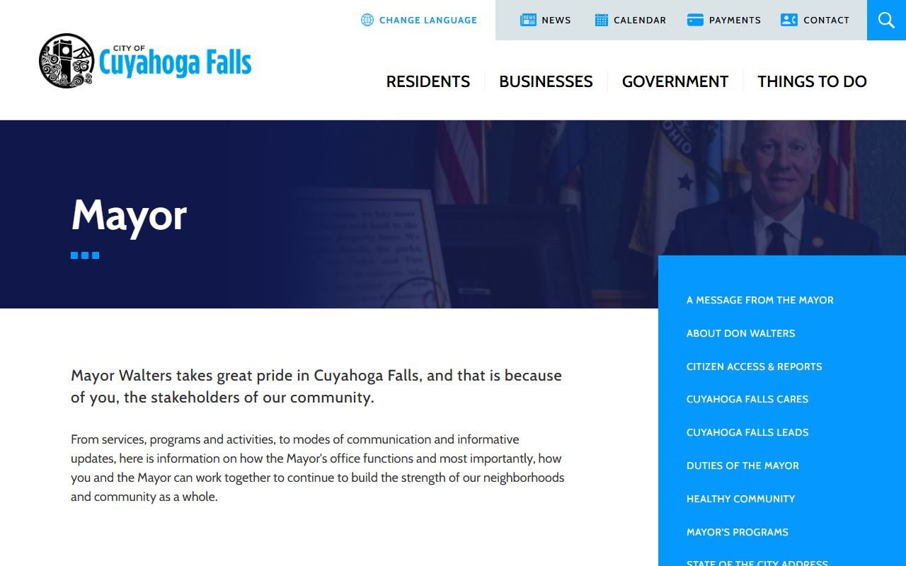 Cuyahoga Falls Mayor's Office public safety resources