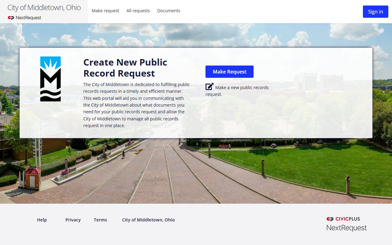 Middletown public records and sex offender search resources