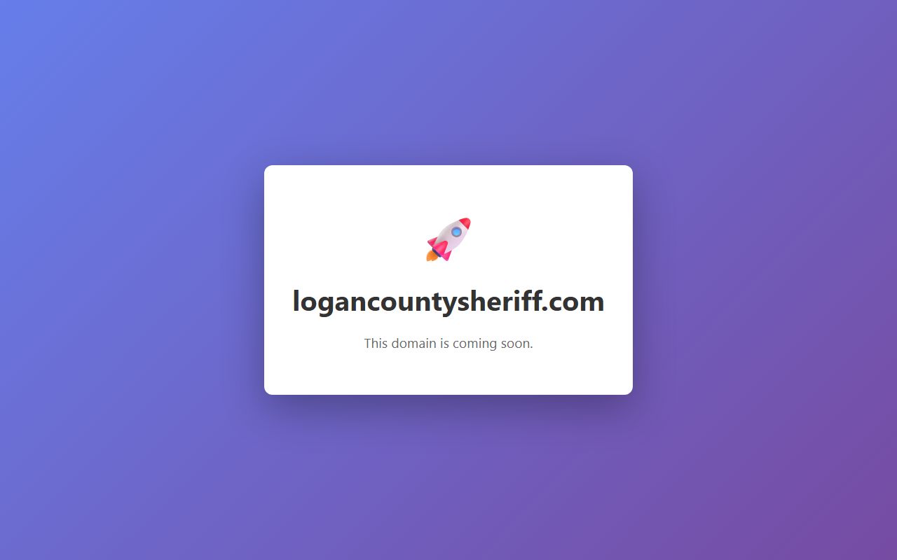 Logan County Sheriff's Office sex offender registry
