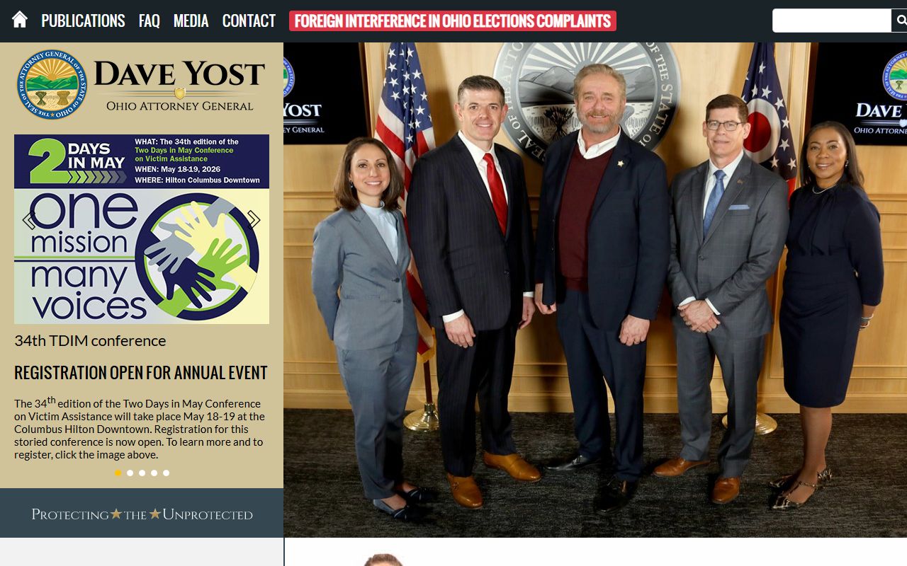 Ohio Attorney General sex offender registry search portal